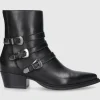 EN AVANT Damen Stiefeletten 3501 Kalbsleder schwarz