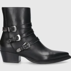 EN AVANT Damen Stiefeletten 3501 Kalbsleder schwarz