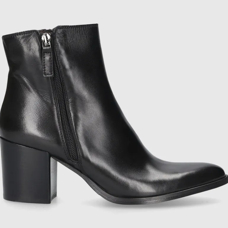 EN AVANT Damen Stiefelette 595-21 Kalbsleder schwarz