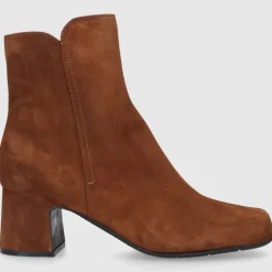 EN AVANT Damen Stiefeletten TL63 Veloursleder cognac