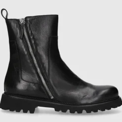EN AVANT Damen Stiefeletten C176 Kalbsleder schwarz