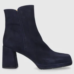 EN AVANT Damen Stiefeletten TL68 Vleourleder dunkelblau
