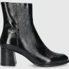 EN AVANT Damen Stiefeletten TR2435 Nappalackleder schwarz