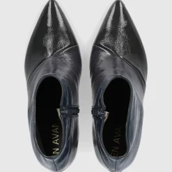 EN AVANT Damen Stiefeletten TR1672 Nappalackleder grau-kombi