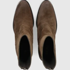 EN AVANT Damen Stiefeletten 706-03 Wildleder braun