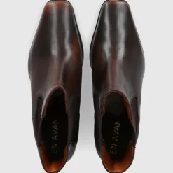 EN AVANT Damen Stiefeletten BT1695 Kalbsleder braun-kombi