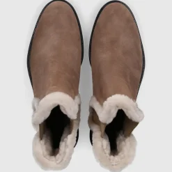 EN AVANT Damen Stiefeletten VALENCIA Veloursleder braun-kombi