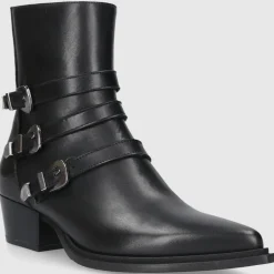 EN AVANT Damen Stiefeletten 3501 Kalbsleder schwarz