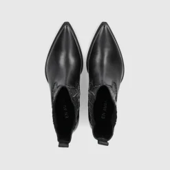 EN AVANT Damen Stiefeletten 3504 Kalbsleder schwarz