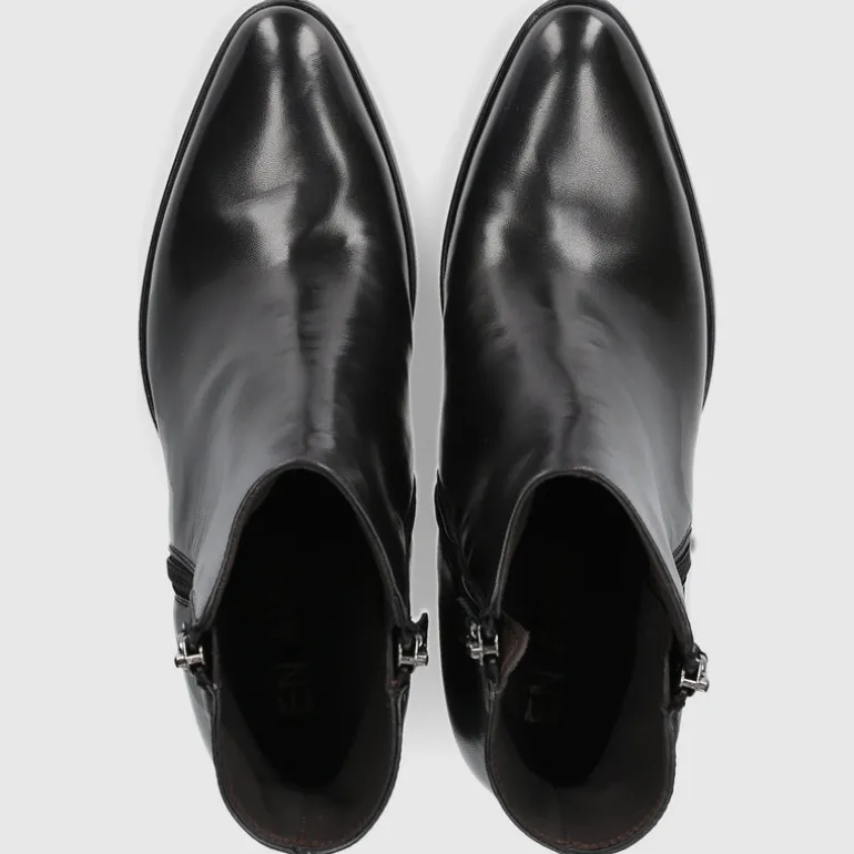 EN AVANT Damen Stiefelette 595-21 Kalbsleder schwarz