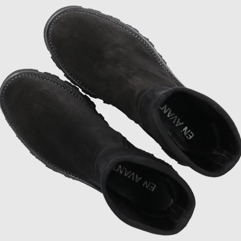 EN AVANT Damen Stiefeletten C102 Veloursleder
