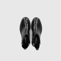 EN AVANT Damen Stiefeletten C176 Kalbsleder schwarz