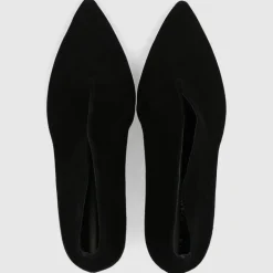 EN AVANT Damen Stiefeletten TR8019 Veloursleder schwarz