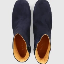 EN AVANT Damen Stiefeletten TL68 Vleourleder dunkelblau