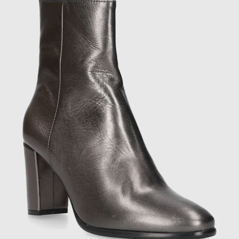 EN AVANT Damen Stiefeletten TR2441 Kalbsleder grau