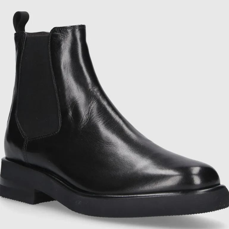 EN AVANT Damen Stiefeletten 721-27 Kalbsleder schwarz