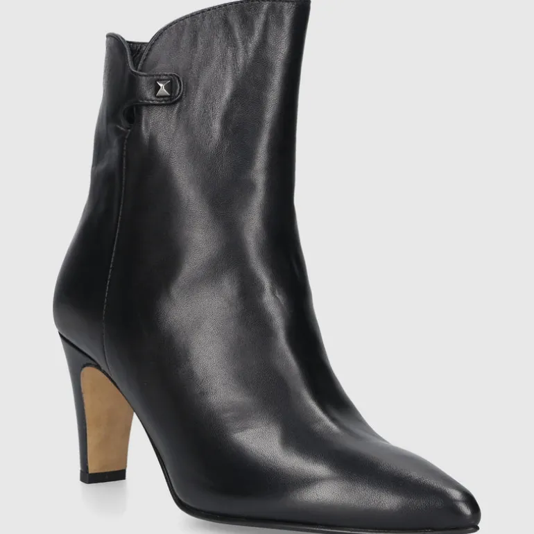 EN AVANT Damen Stiefeletten TR2440 Kalbsleder schwarz