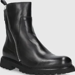 EN AVANT Damen Stiefeletten C176 Kalbsleder schwarz