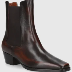 EN AVANT Damen Stiefeletten BT1695 Kalbsleder braun-kombi