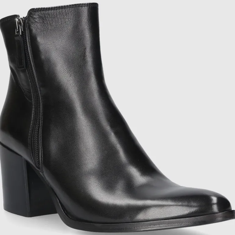 EN AVANT Damen Stiefelette 595-21 Kalbsleder schwarz