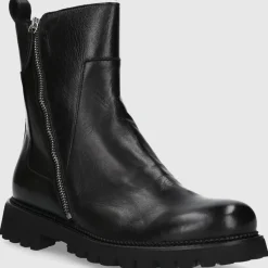 EN AVANT Damen Stiefeletten C176 Kalbsleder schwarz