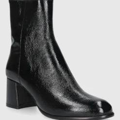 EN AVANT Damen Stiefeletten TR2435 Nappalackleder schwarz