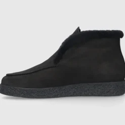 EN AVANT Damen Stiefeletten D0320006-618 Nubukleder schwarz