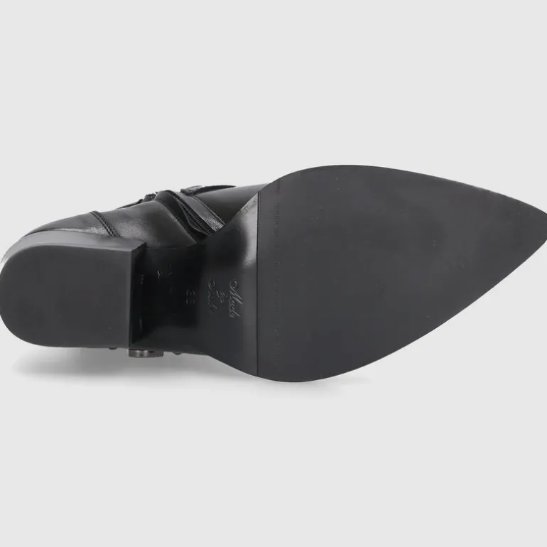 EN AVANT Damen Stiefeletten 3501 Kalbsleder schwarz