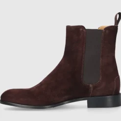 EN AVANT Damen Stiefeletten D0600003-311 Veloursleder dunkelbraun