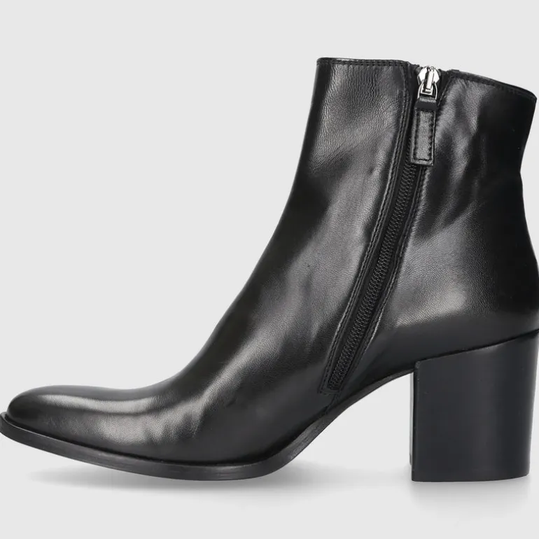 EN AVANT Damen Stiefelette 595-21 Kalbsleder schwarz