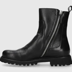 EN AVANT Damen Stiefeletten C176 Kalbsleder schwarz