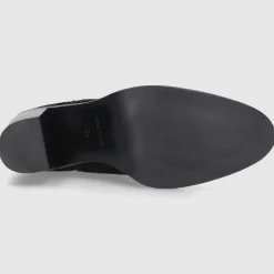 EN AVANT Damen Stiefeletten 706-03 Veloursleder schwarz