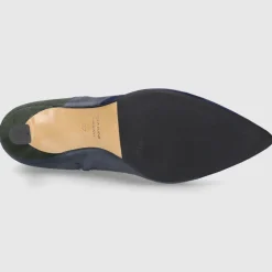 EN AVANT Damen Stiefeletten TR1672 Veloursleder blau-kombi