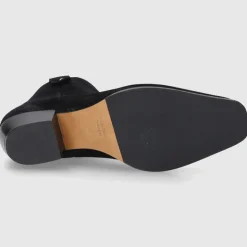 EN AVANT Damen Stiefeletten TR2409 Veloursleder schwarz