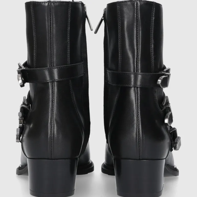 EN AVANT Damen Stiefeletten 3501 Kalbsleder schwarz