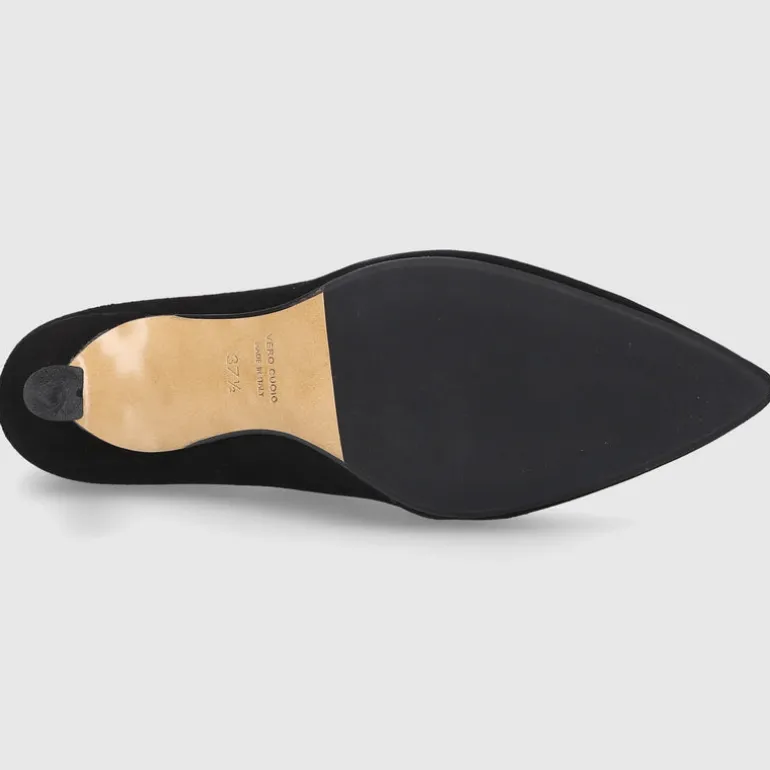 EN AVANT Damen Stiefeletten TR8019 Veloursleder schwarz
