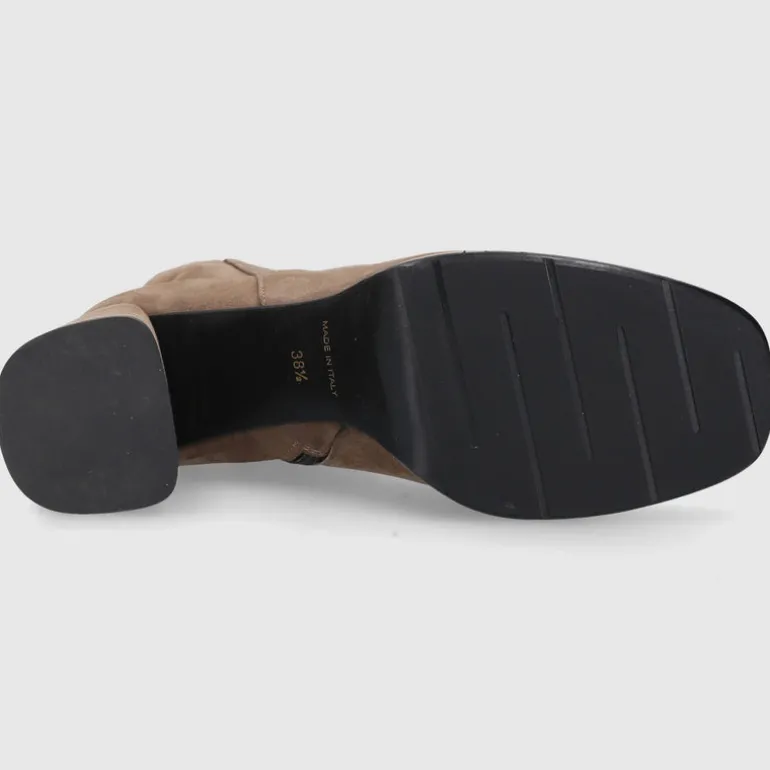 EN AVANT Damen Stiefeletten TL68 Veloursleder taupe