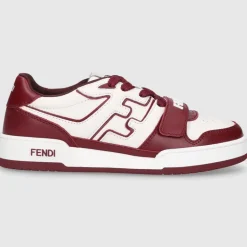 FENDI Damen Sneaker low MATCH Kalbsleder weiß-kombi
