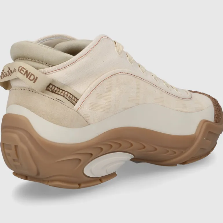 FENDI Herren Sneaker low LAB Textil