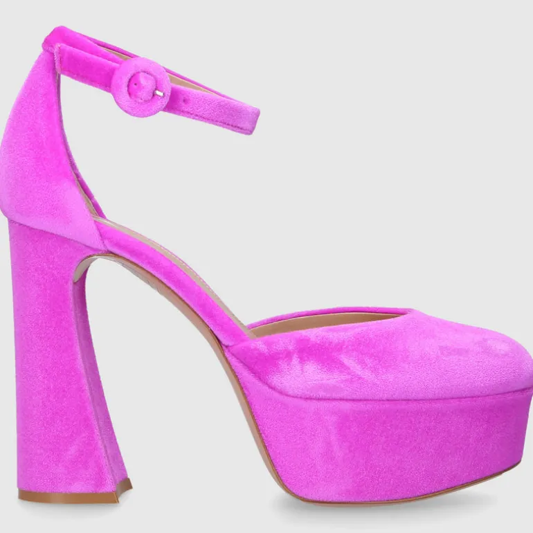 Gianvito Rossi Damen Pumps HOLLY D'ORSAY Samt