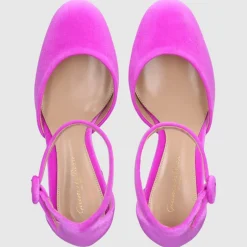Gianvito Rossi Damen Pumps HOLLY D'ORSAY Samt