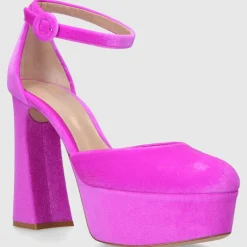 Gianvito Rossi Damen Pumps HOLLY D'ORSAY Samt