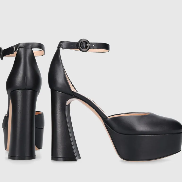 Gianvito Rossi Damen Pumps HOLLY D'ORSAY Nappaleder
