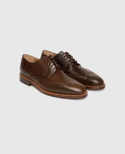 Heinrich Dinkelacker Herren Luzern Full-Brogue C - Dark Cognac