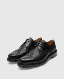 Heinrich Dinkelacker Herren Buda Full Brogue SG - Schwarz