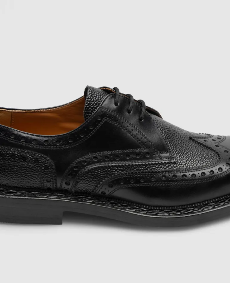 Heinrich Dinkelacker Herren Buda Full Brogue SG - Schwarz