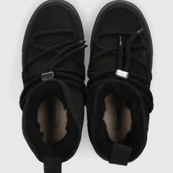 INUIKII Damen Stiefeletten CLASSIC LOW Veloursleder schwarz