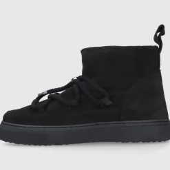 INUIKII Damen Stiefeletten CLASSIC LOW Veloursleder schwarz