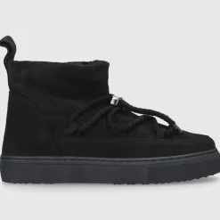 INUIKII Damen Stiefeletten CLASSIC LOW Veloursleder schwarz