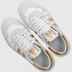 Lanvin Damen Sneaker low MESH CLAY Veloursleder
